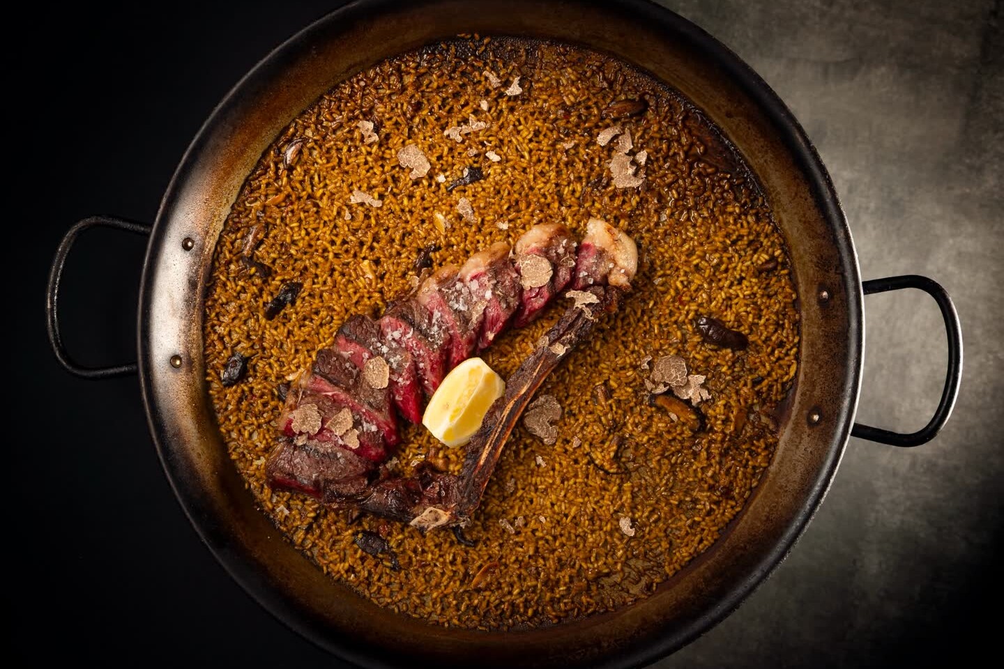 RUGE La Barra, Madrid. Arroz de chuleta madura